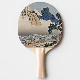 Rückseite des Fuji-Berges vom Minobu-Fluss Hokusai Tischtennis Schläger