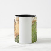 Rückseite des Hunderollens an Tasse (Zentrum)
