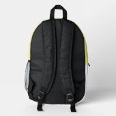 RÜCKSEITE DES SUNFLOWERS BEDRUCKTER RUCKSACK (Rückseite)