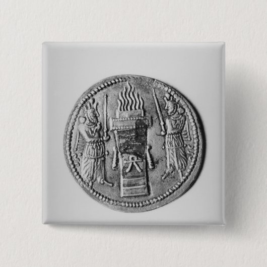 Rückseite einer Münze von Shapur II Button (Vorderseite)