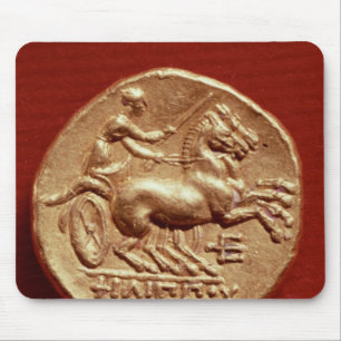 Rückseite eines stater von Philip II von Mousepad