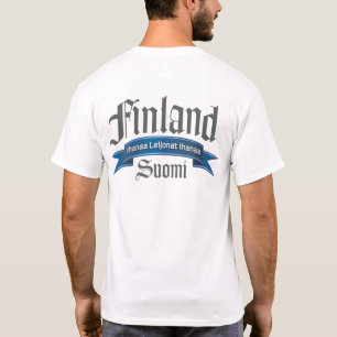 Rückseite Finnlands Ihanaa Leijonat T-Shirt