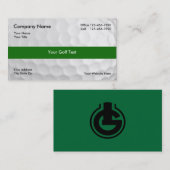 Rückseite für Golf Business Cards Visitenkarte (Vorne/Hinten)