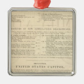 Rückseite-Johnsons neuer illustrierter Silbernes Ornament (Vorne)