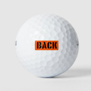 Rückseite nach vorne golfball