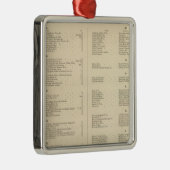 Rückseite-Titelblatt Coltons amerikanischer Atlas Silbernes Ornament (Rechts)