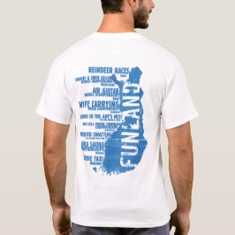 Rückseiten-T - Shirt Finnlands Funland Listen-2