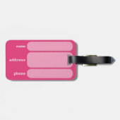 Rückseiten-wegGepäckanhänger Gepäckanhänger (Rückseite horizontal)