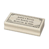 Rücksende-Adressstempel Gummistempel (Stempel)