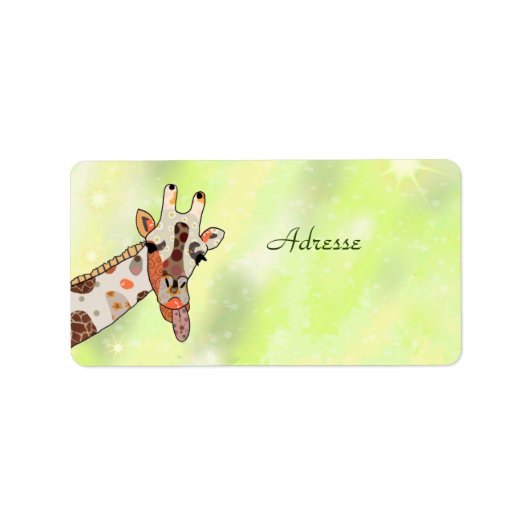 Rücksende-Aufkleber Adressaufkleber (Vorne)