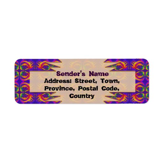 Rücksendeadresse (Vorne)