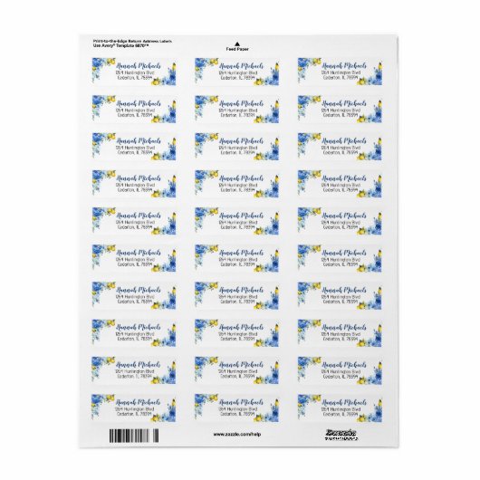 Rücksendeadresse (Vorne)