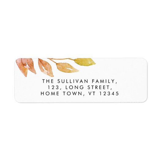 Rücksendeadresse (Vorne)