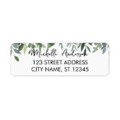 Rücksendeadresse (Vorne)