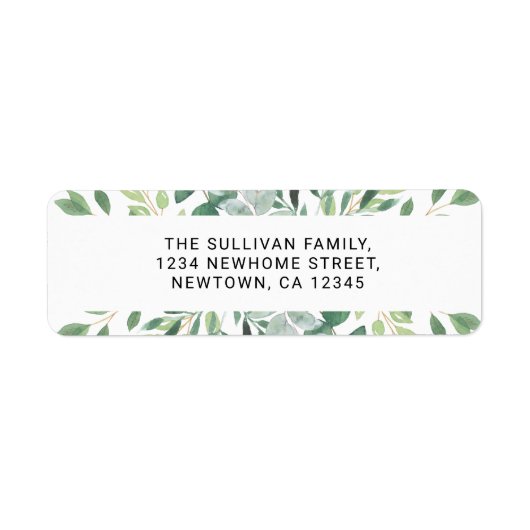 Rücksendeadresse (Vorne)