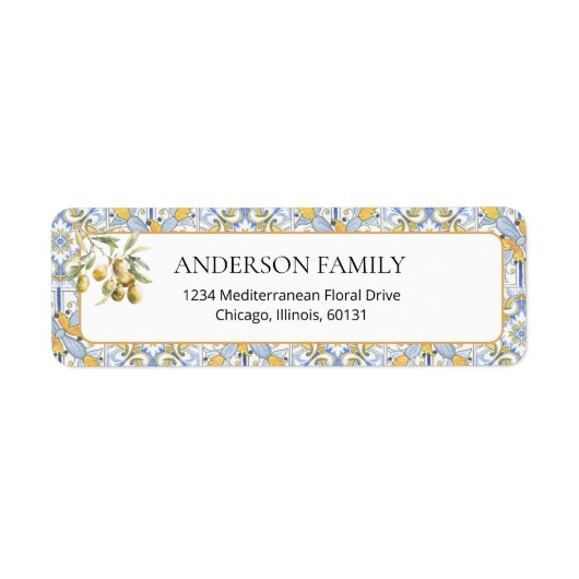 Rücksendeadresse (Vorne)