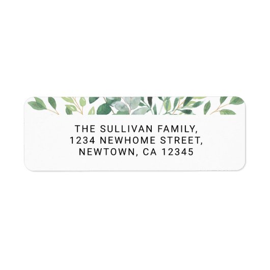 Rücksendeadresse (Vorne)