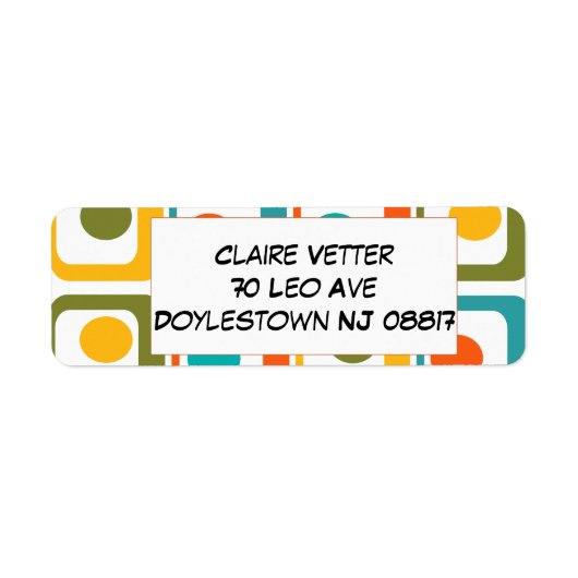 Rücksendeadresse (Vorne)