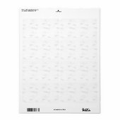 Rücksendeadresse (Vorne)