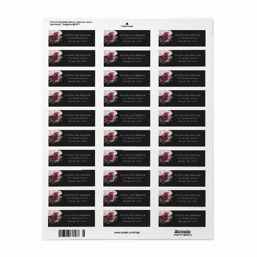 Rücksendeadresse (Vorne)