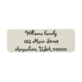 Rücksendeadresse (Vorne)