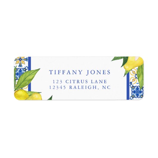 Rücksendeadresse (Vorne)