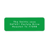 Rücksendeadresse (Vorne)