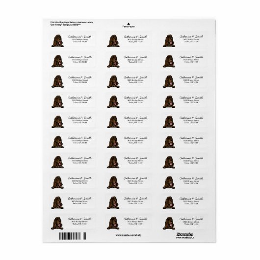 Rücksendeadresse (Vorne)