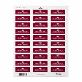 Rücksendeadresse (Vorne)