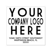 Rücksendeadresse 4 für Ihr Unternehmen Permastempel (Design)