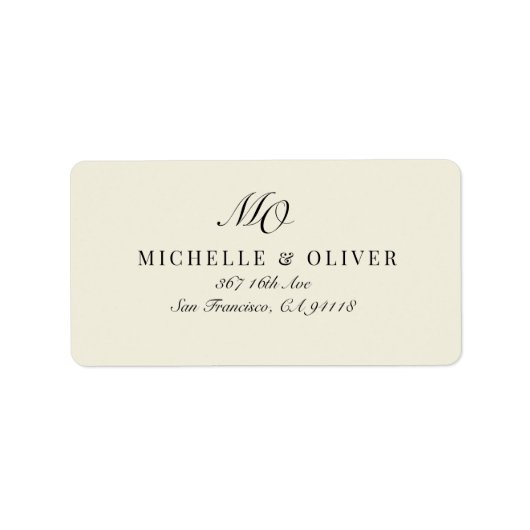 Rücksendeadresse Adressaufkleber (Vorne)