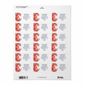 Rücksendeadresse Adressaufkleber (Vorne)