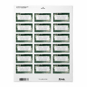 Rücksendeadresse Adressaufkleber (Vorne)