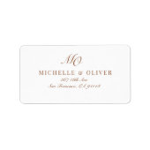 Rücksendeadresse Adressaufkleber (Vorne)