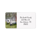 Rücksendeadresse Adressaufkleber (Vorne)