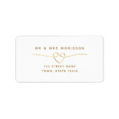 Rücksendeadresse Adressaufkleber (Vorne)