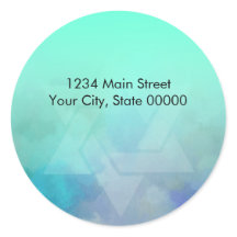 Rücksendeadresse Aqua und Blue Star von David