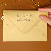 Rücksendeadresse aus formalem Individuelle Name Gummistempel