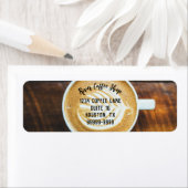 Rücksendeadresse aus Teelatte-Form-Schaumgummi (Insitu)