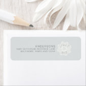 Rücksendeadresse "Bale Grey Doily Just Wed" (Insitu)