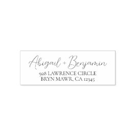 Rücksendeadresse Benutzerdefiniert Handschriftlich Permastempel