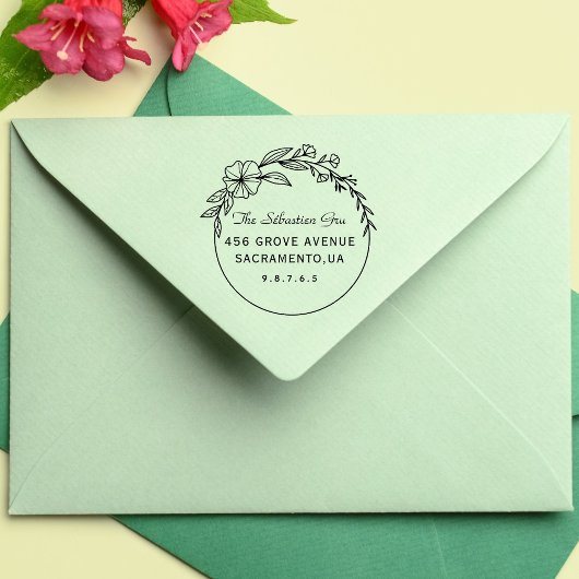 Rücksendeadresse benutzerdefinierte Skriptfamilie Permastempel