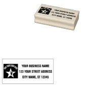 Rücksendeadresse | Berufliches Logo Gummistempel (Stempel)