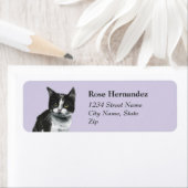 Rücksendeadresse "Black and White Kitty" (Insitu)