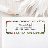 Rücksendeadresse Bloral Red Berries Greenery (Insitu)