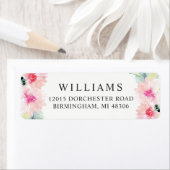 Rücksendeadresse Blütenblau (Insitu)