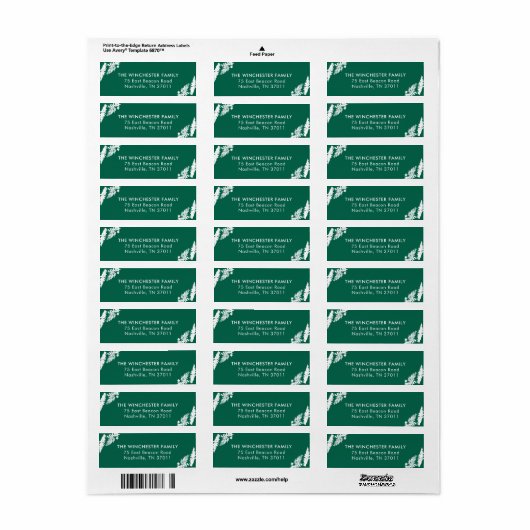 Rücksendeadresse botanischer Impressionen (Vorne)