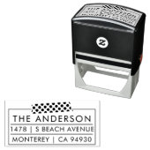 Rücksendeadresse Briefmarke Fake Waschbänder Ausse Permastempel (Beispiel)