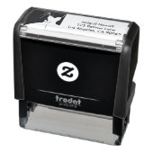 Rücksendeadresse Briefmarke für Braut oder Brautju Permastempel (Produkt)