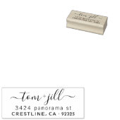 Rücksendeadresse Briefmarke Gummistempel (Stempel)